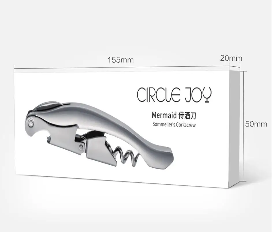 Xiaomi Circle Joy, нержавеющая сталь, штопор для вина, профессиональный, мульти, портативный штопор для бутылок, открывалки для пива, аксессуары, инструмент