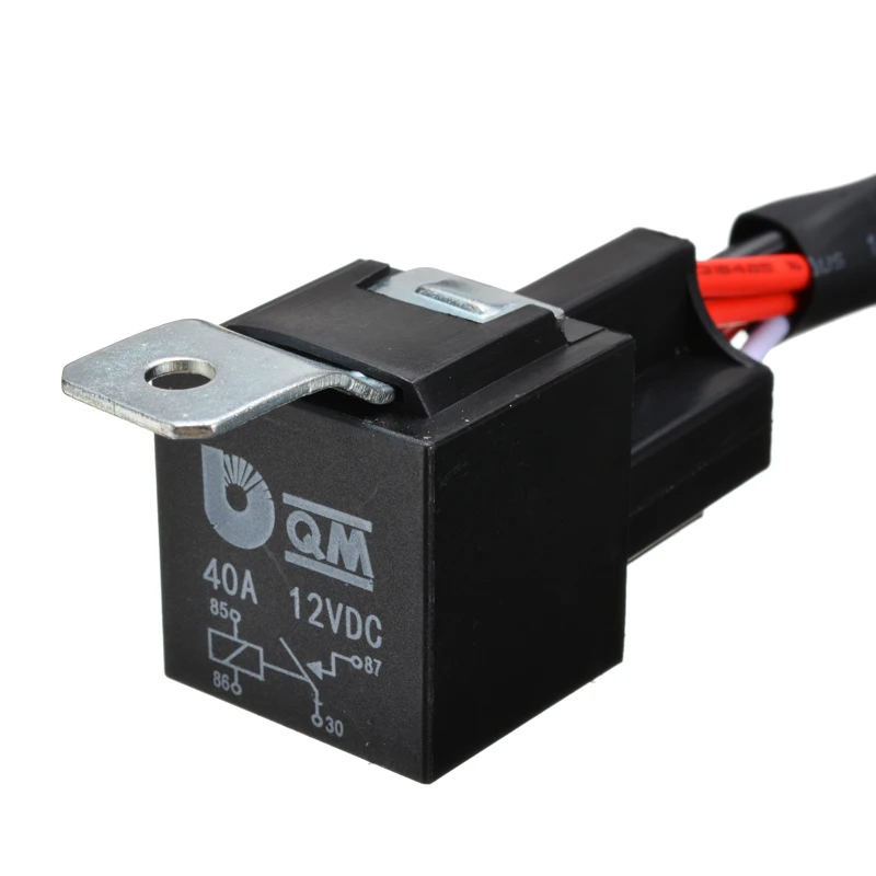 1 комплект светодиодный светильник жгут проводов бар 12V 40A 200W реле предохранитель