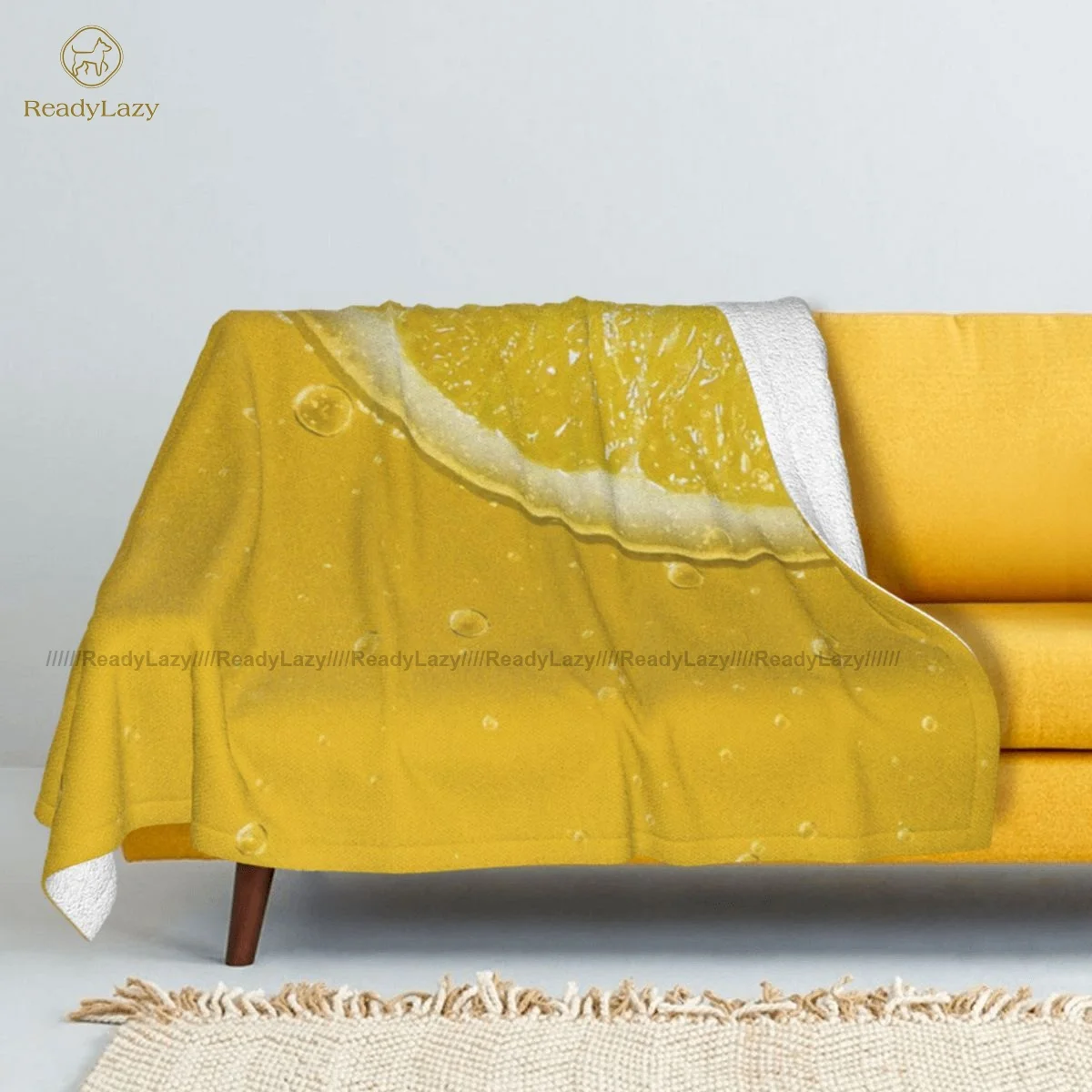 

Одеяло Lemonade, модное красивое покрывало из шерпы, мягкое флисовое покрывало для кровати