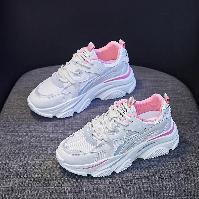 

Ins daddy shoes women's fashion 2021 autumn new student heightening sneakers women's running leisure Korean version