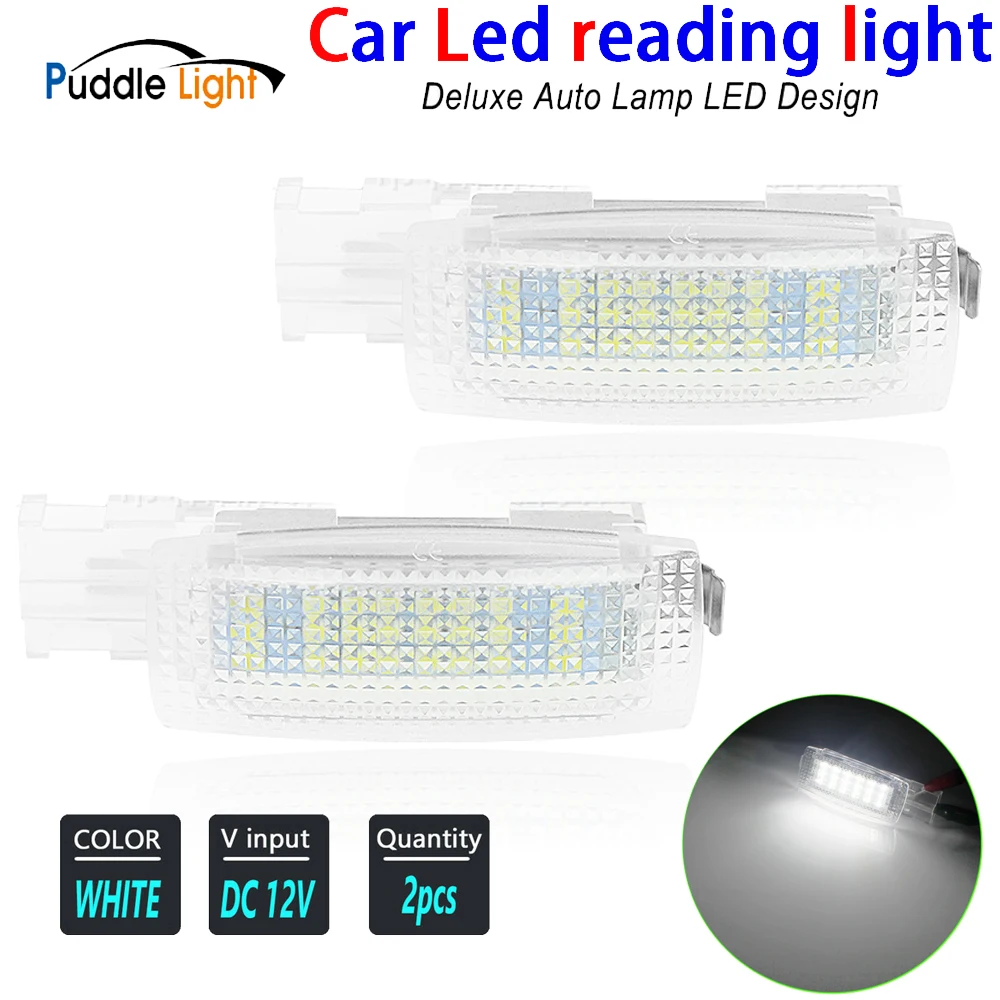 2 шт. автомобильная светодиодная домашняя лампа для чтения потолочный светильник