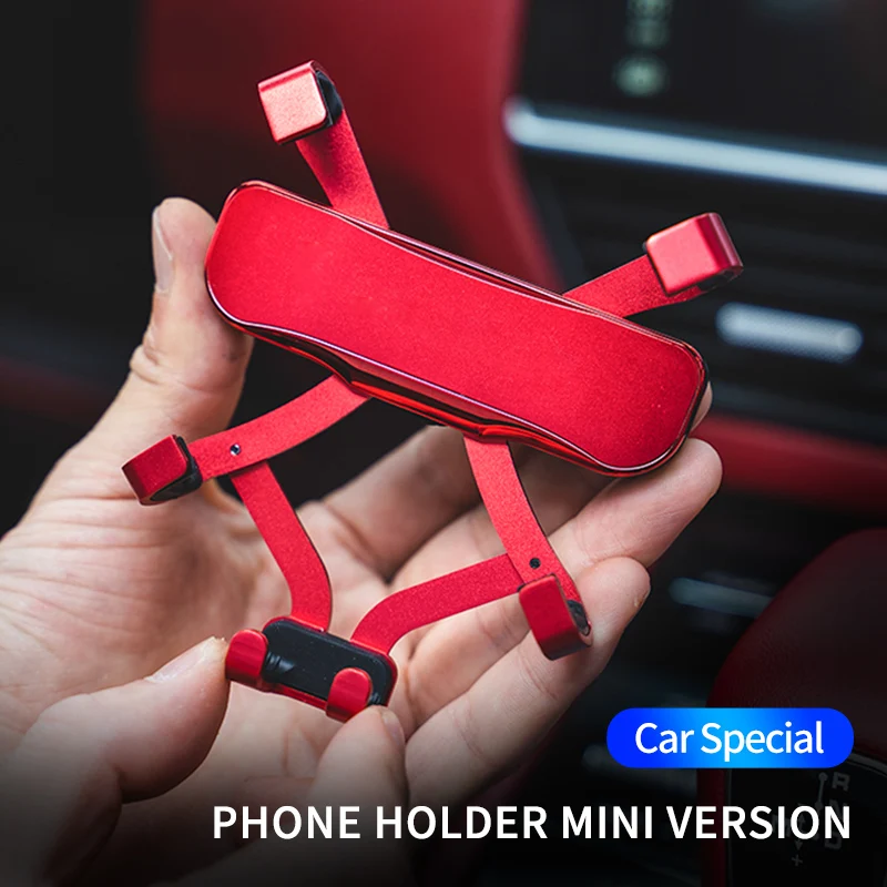 

Car Phone Holder Mini Mobile Phone Support for Porsche Macan Cayenne 718 Panamera GPS Gravity Stand Dashboard Auto Accessories