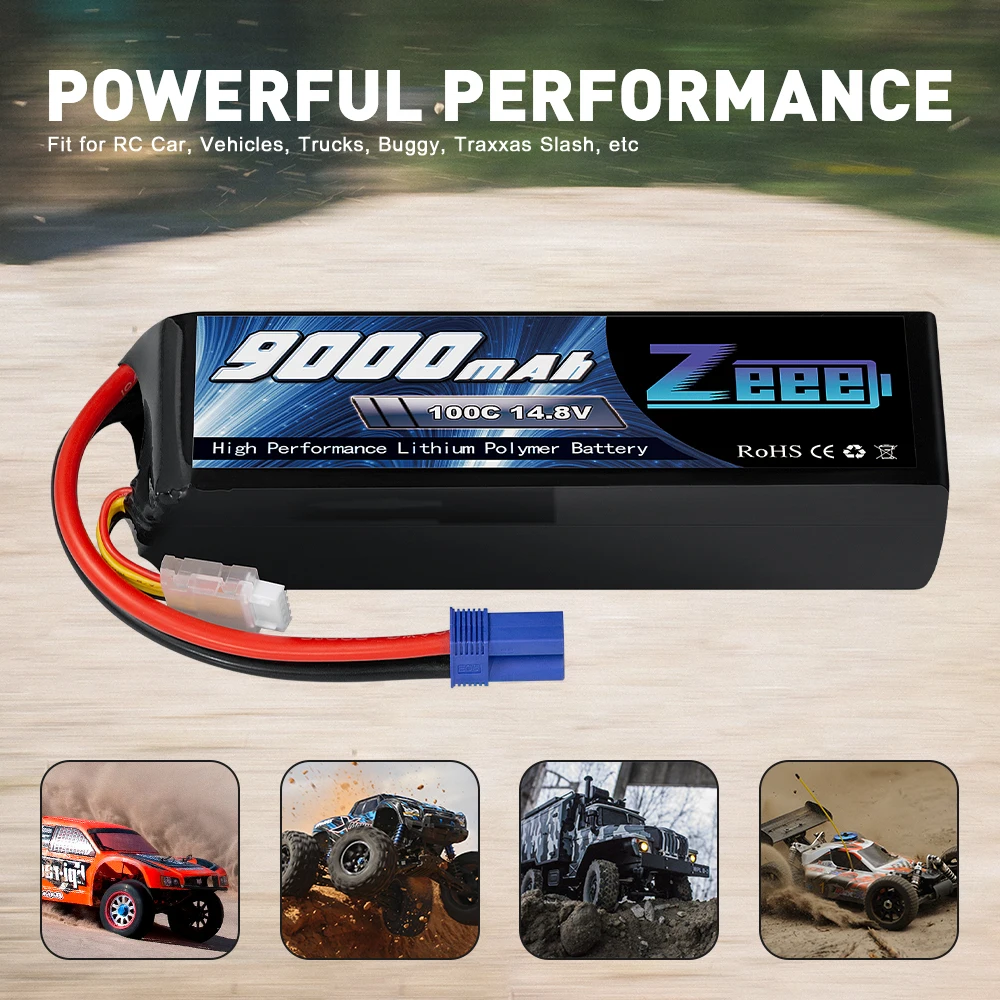 2 шт zeee 148 v lipo батарея 4s 100c 9000mah батарея ec5 р