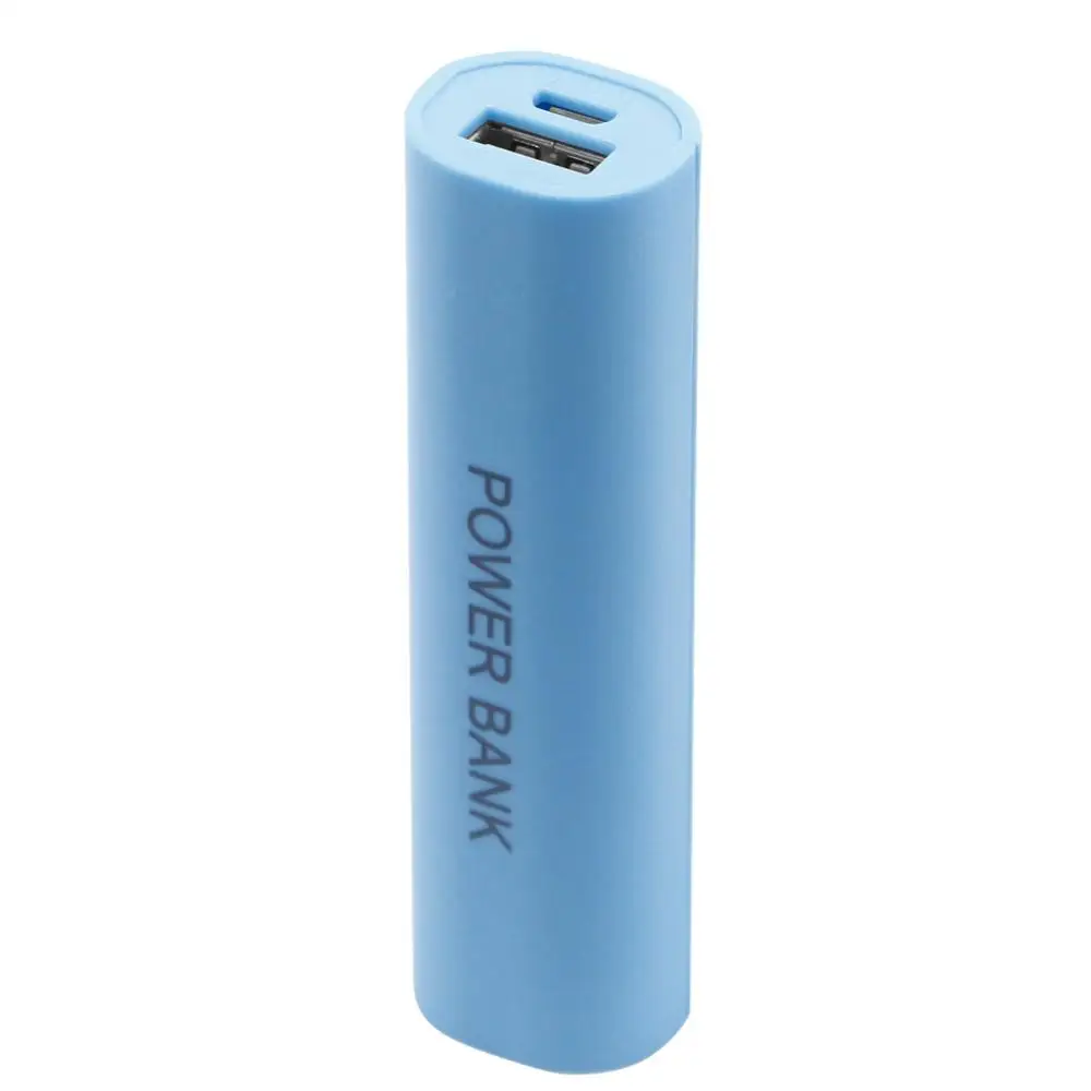 Портативный мобильный USB внешний аккумулятор зарядное устройство Коробка Чехол для батареи для 1x18650 DIY Горячая Распродажа - Цвет: Blue