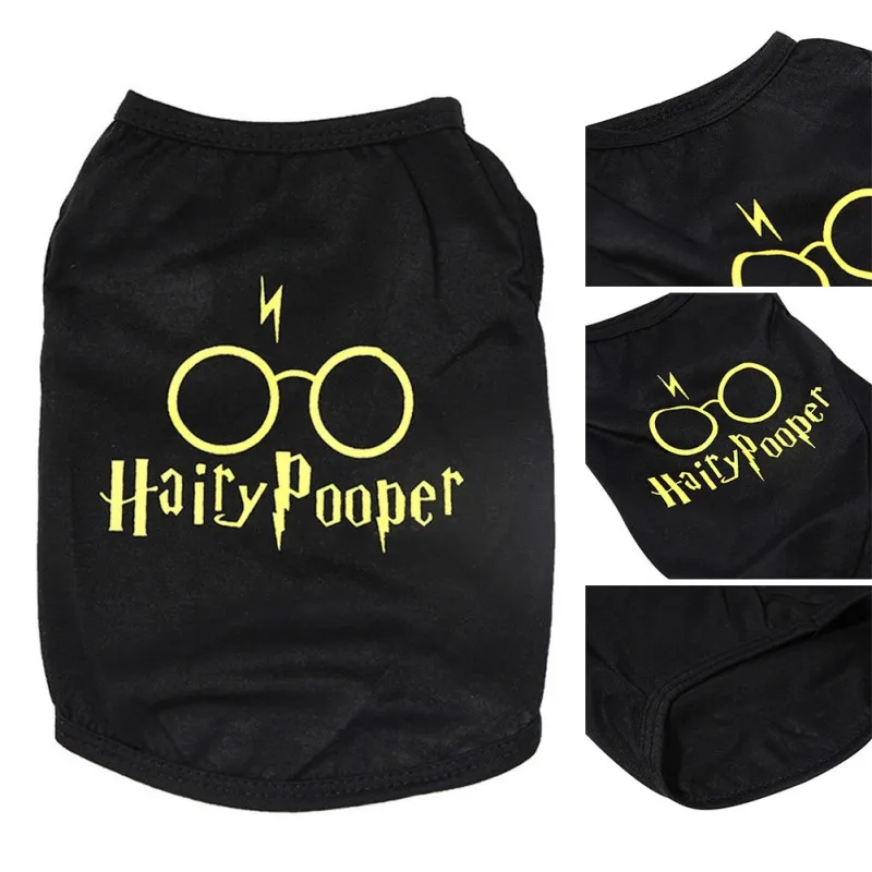 Хлопковая для домашней собаки жилет щенка кошки одежда рубашка Футболки с