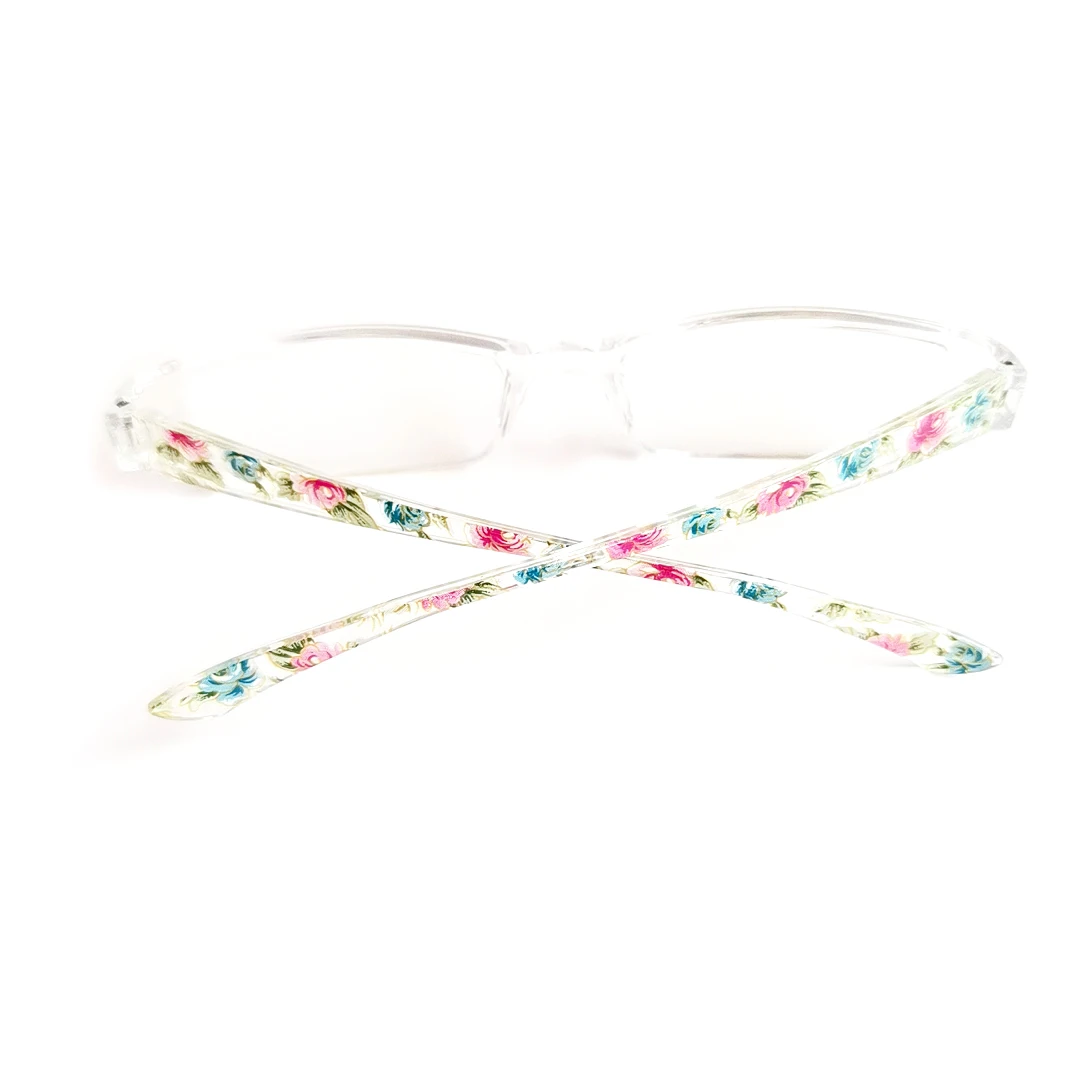 Очки для чтения без оправы с цветочным принтом мужчин и женщин модные при