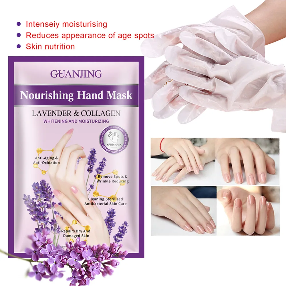 

Exfoliating Collagen Hands Mask Moisturizing Scrub Dead Skin Remover Spa Gloves Whitening Calluses Repairing Peel Mask Hand Care