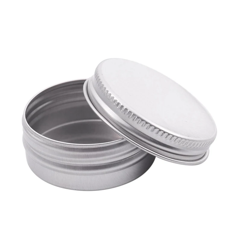 Empty Cosmetics Pot Lip Balm Aluminum Jar Container Screw Cap | Красота и здоровье