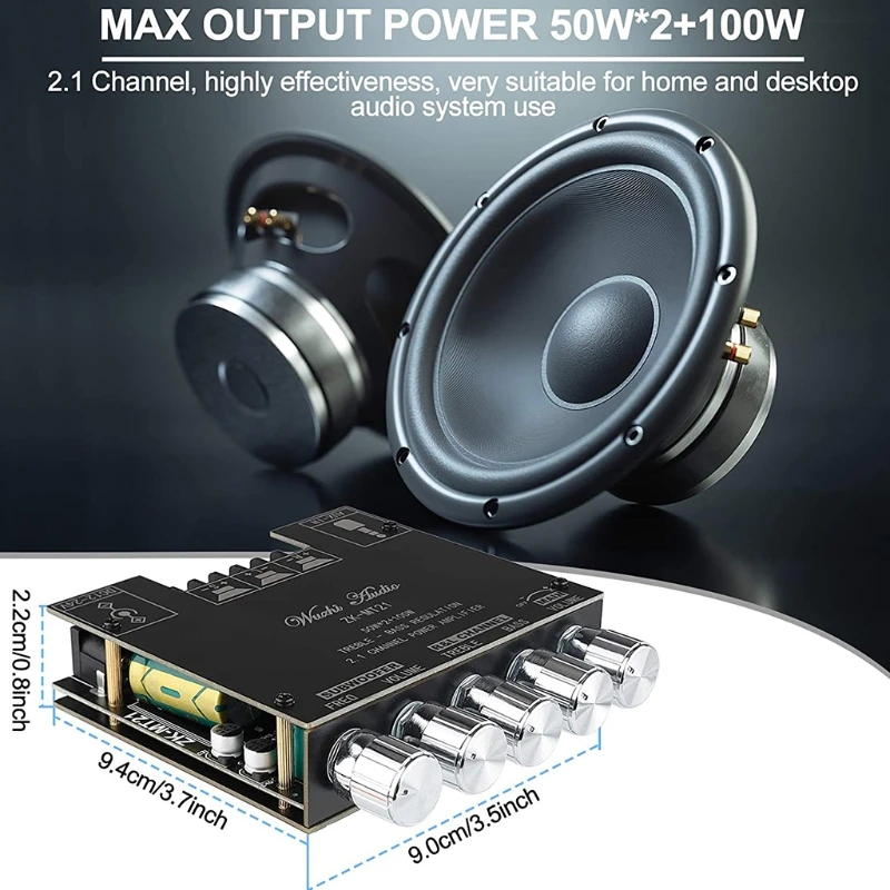 

Bluetooth 5.0 Amplifier Left&Right Channel Output Receiver Module
