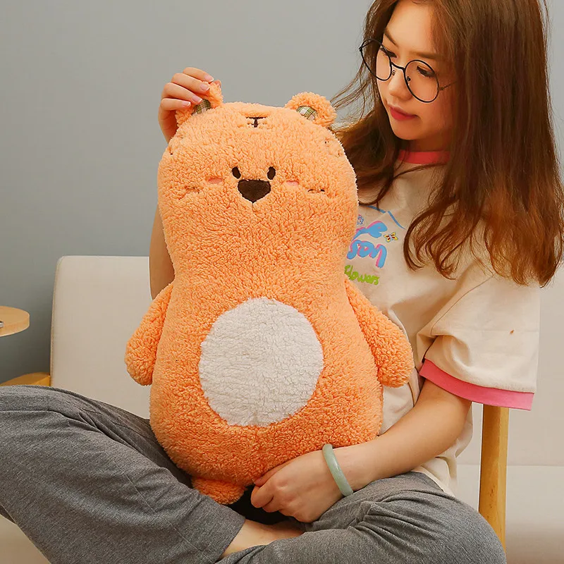 

New Comfort Doll Plush Toy Cute Stuffed Animals Pig Bear Frog Rabbit Tiger Soft Doll Children Girlfriend Birthday Christmas Gift