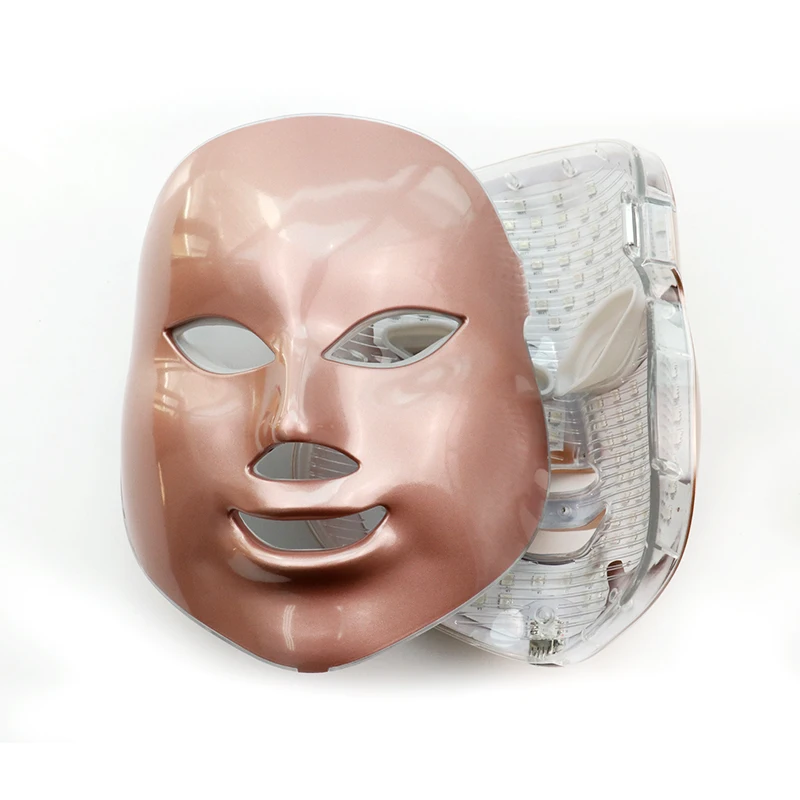 Светодиодный маска для лица 7 цветов фотон терапия против морщин машина