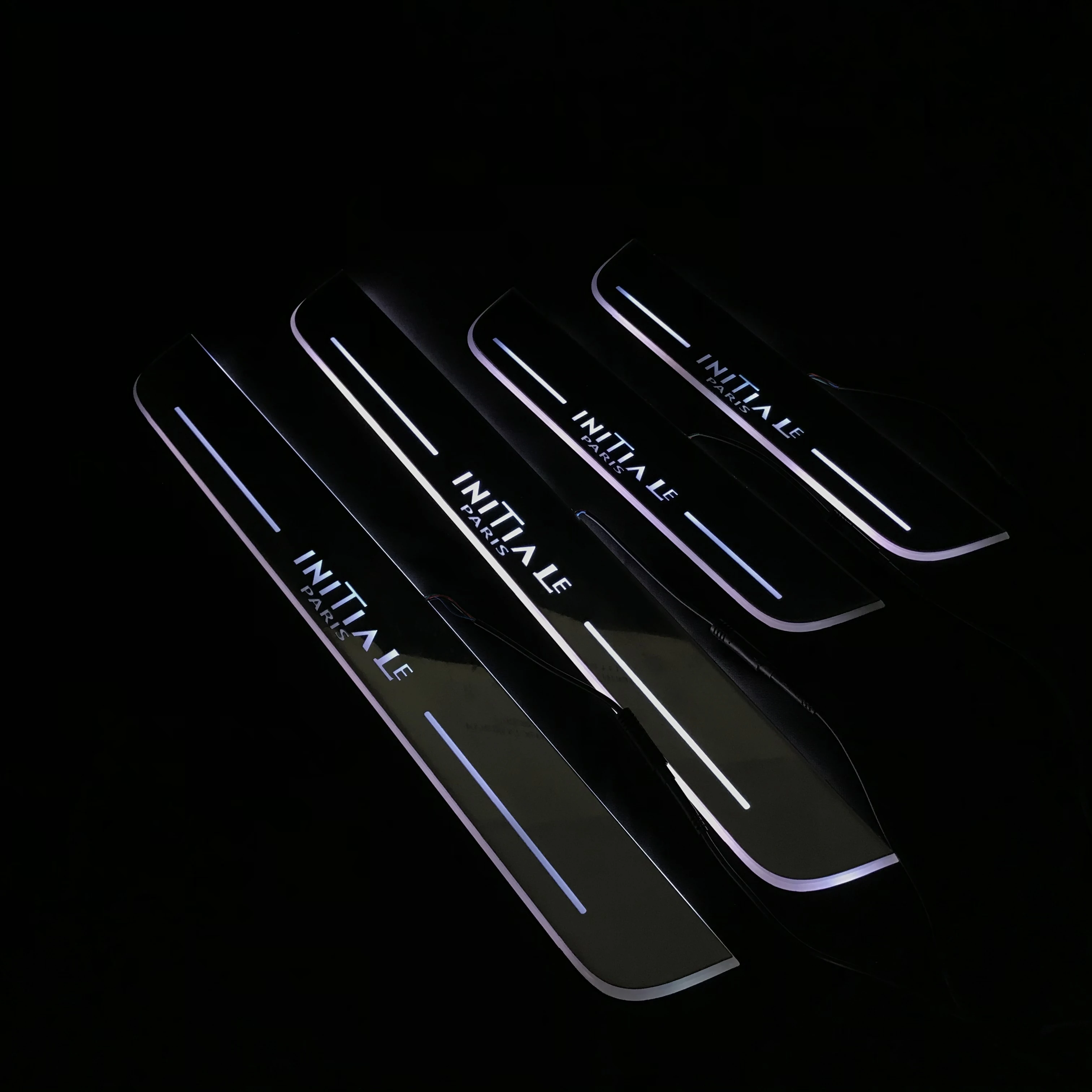 

Eosuns Led Moving Door Scuff for Renault Koleos Dynamic Door Sill Plate Flat Lining Overlays Guards Flowing/Fixed Light