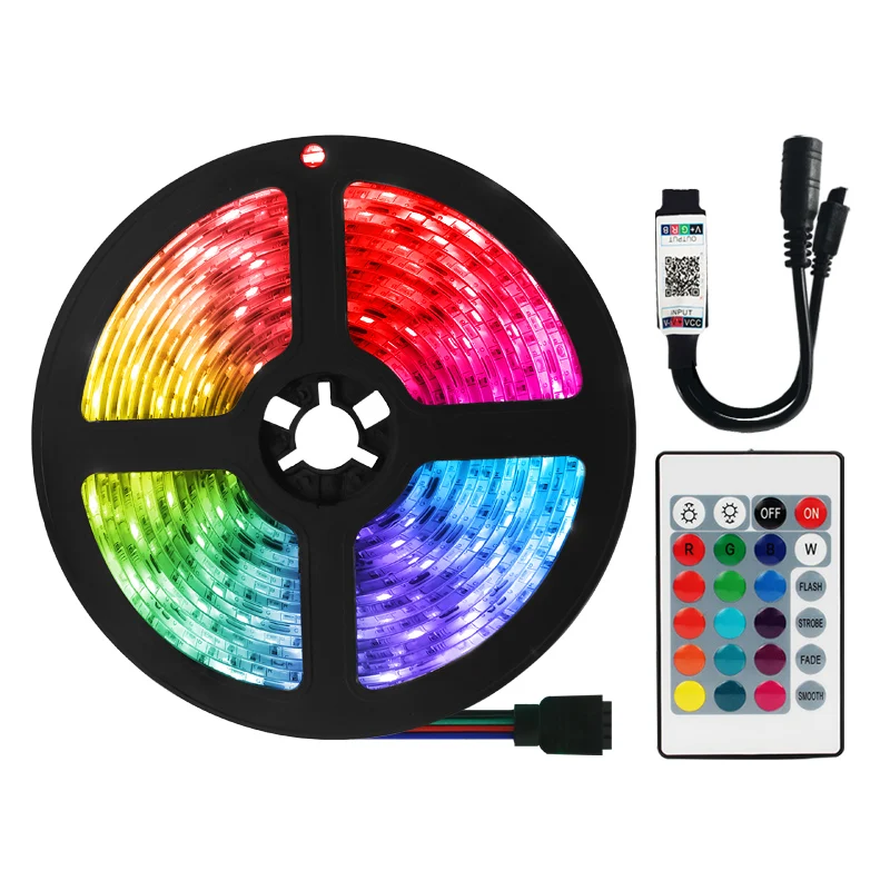 

LED Strip Lights RGB 5050 Waterproof Flexible Ribbon DC 12V 2835SMD Wifi Tape Diode Bedroom Decoration luces Led Light Bluetooth
