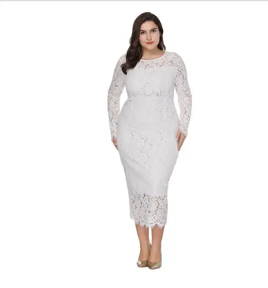 Женское облегающее платье средней длины Осеннее элегантное черное/белое/красное