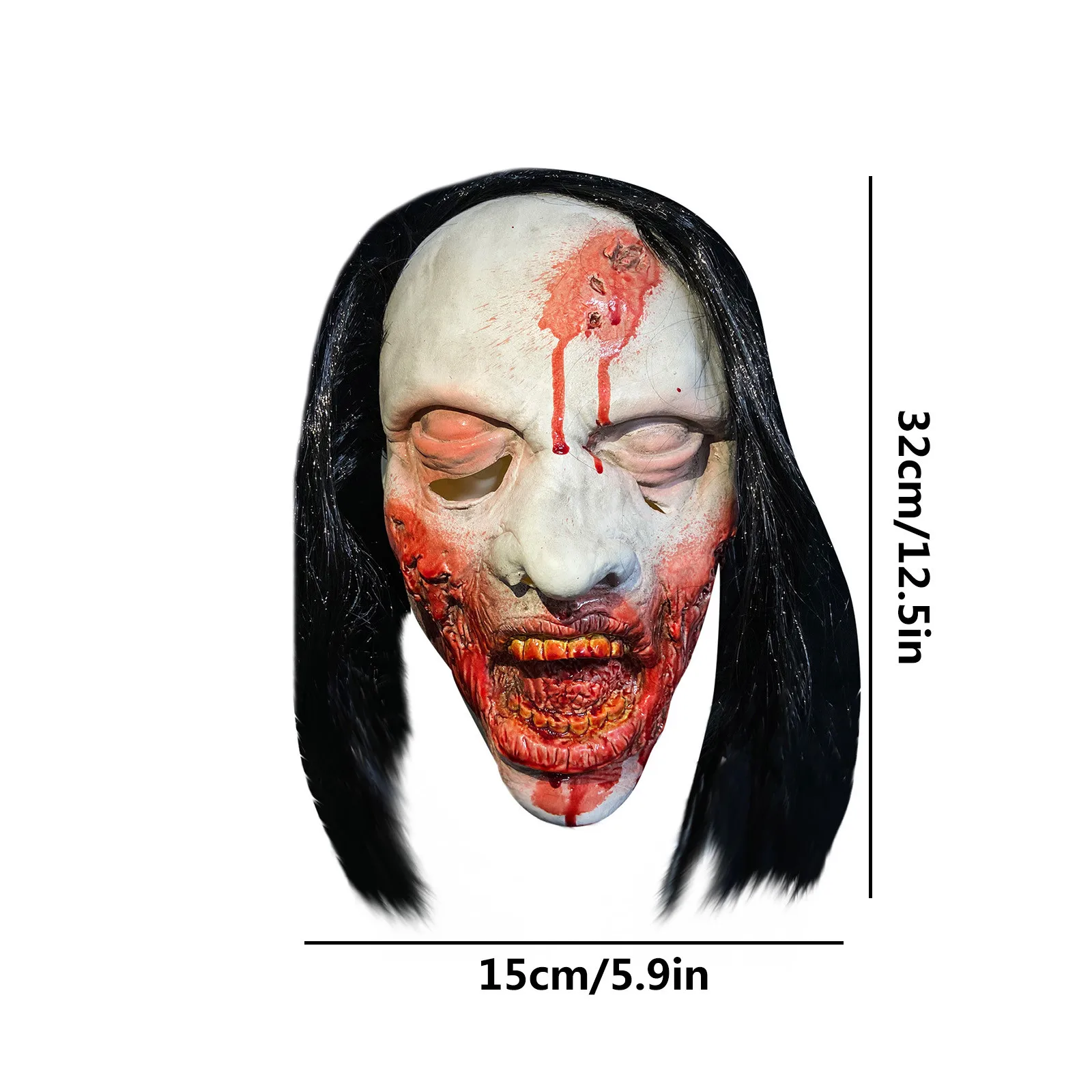 

Vampire Mask Scary Kurten Monster Mask Halloween Costume Party Latex Mask Funny Cosplay Corey Taylor Mask Halloween Props