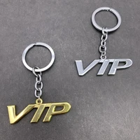 100pcs wholesale keychain vip car logo key chain key ring meta metal keychain auto decoration accessories