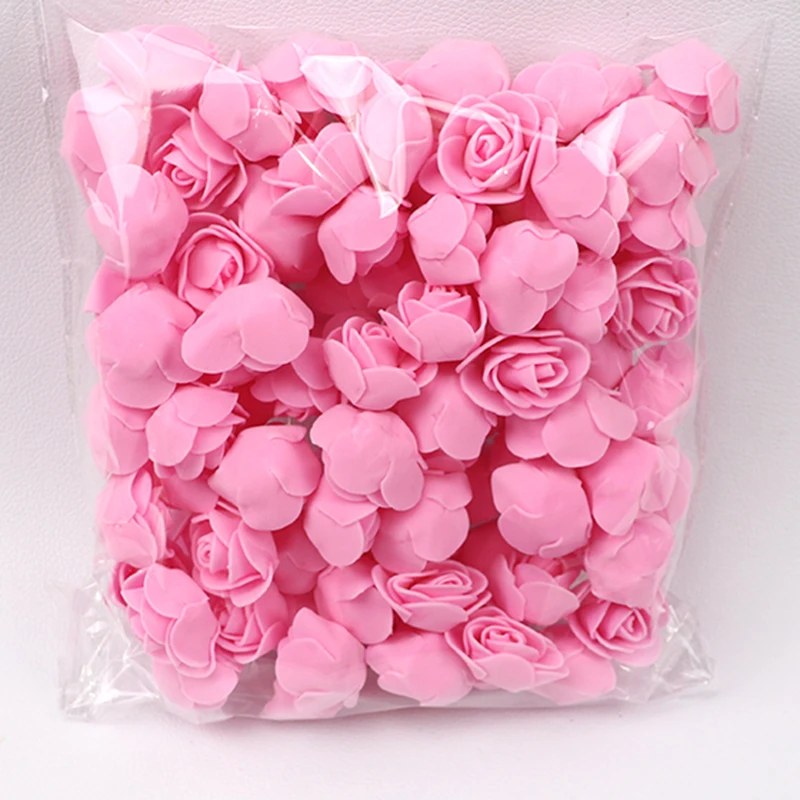 

Foam Roses 500pcs 3.5cm Artificial Foam Flower Heads DIY 20cm Teddy Bear Mold PE Rose Bear Accessories Decor Valentine's Gift