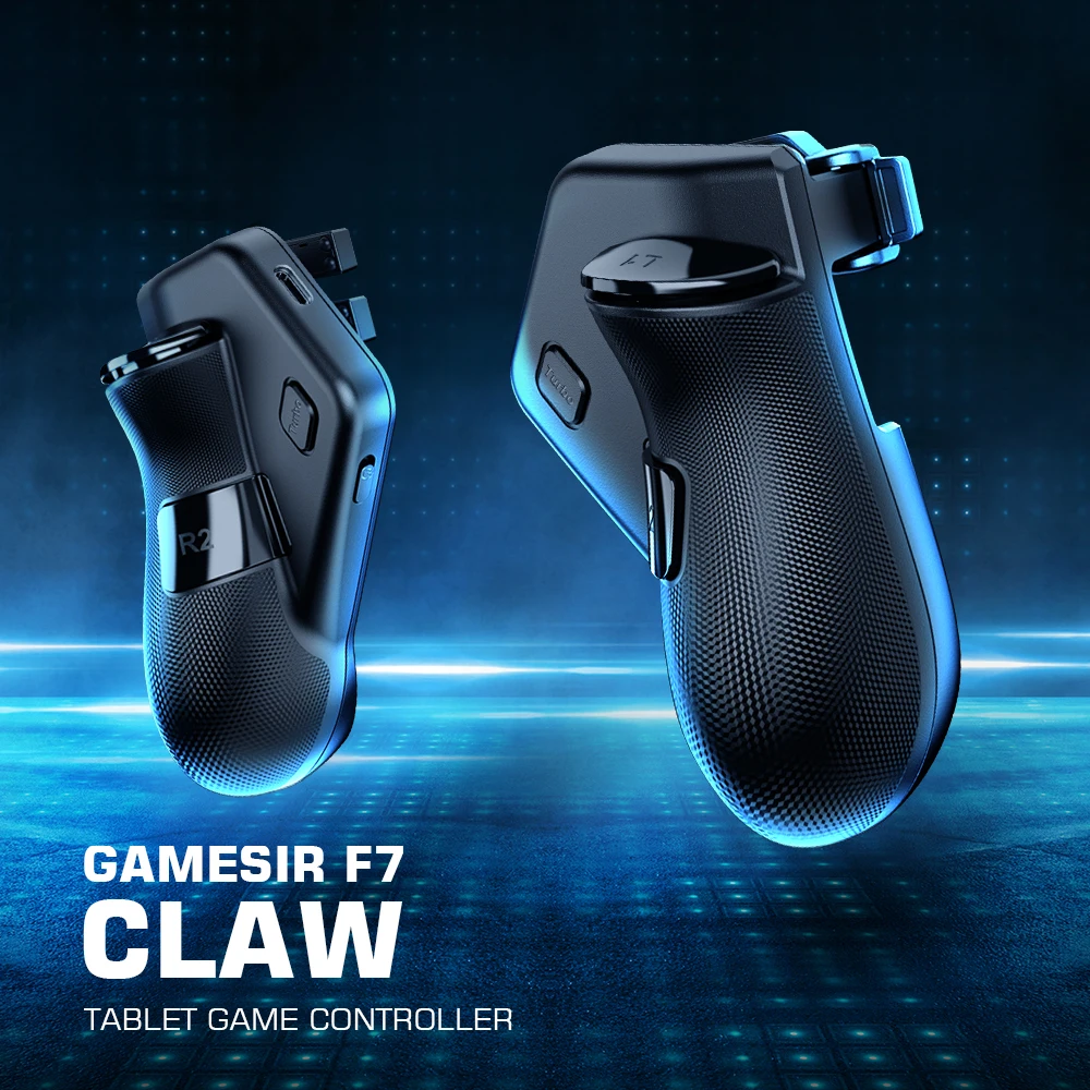 

GameSir F7 Claw Tablet Game Controller, Plug and Play Gamepad for iPad / Android Tablets Zero Latency for PUBG Call of Duty
