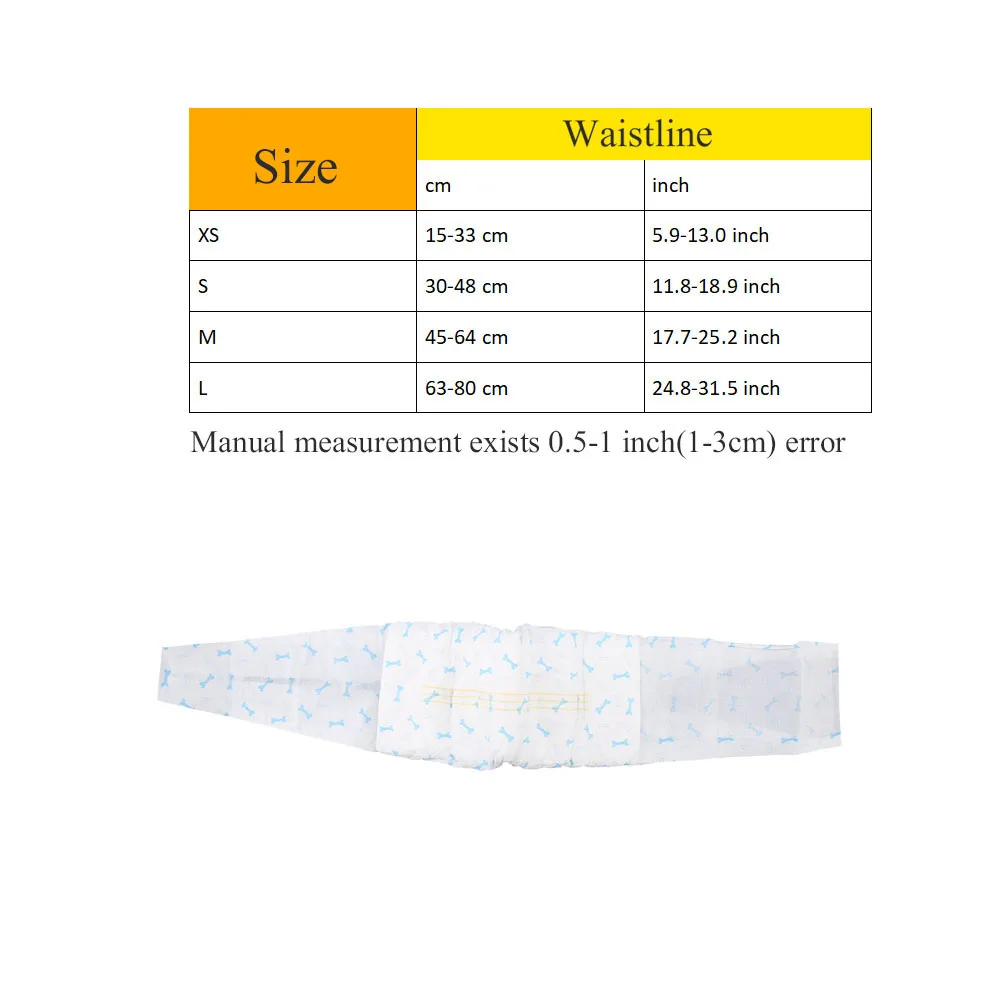 Собака Подгузники высокое качество мужской собаки мягкая Одноразовая собака