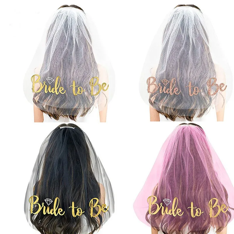 Фата для невесты позолоченная команда свадебное украшение вечеринки Прямая