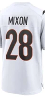 customized stitch for joe mixon men women kid youth orange black white american shirt football jersey