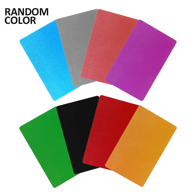 50 шт. новый цветной алюминиевый сплав лазерная маркировка визитная карточка