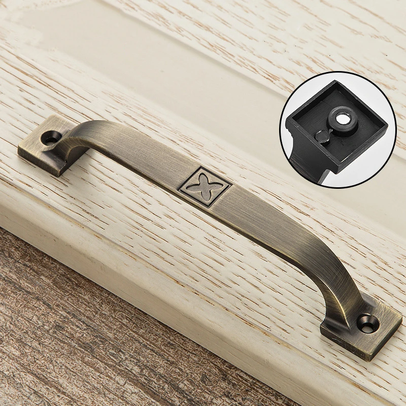 

Modern and simple surface mounted drawer handles cabinet wardrobe door Pulls invisible door bathroom wooden door handle