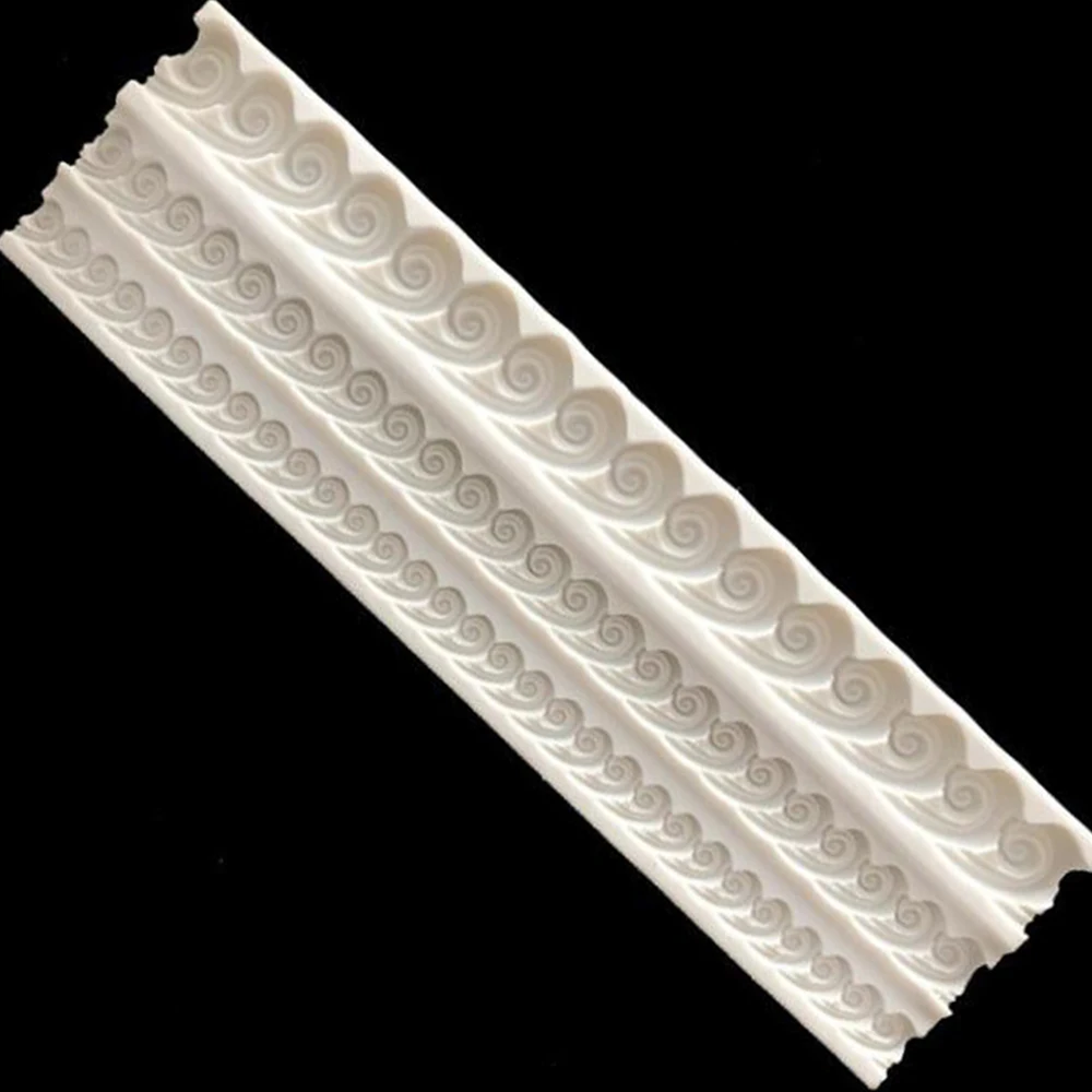 Силиконовый коврик для глазировки в виде морской волны |