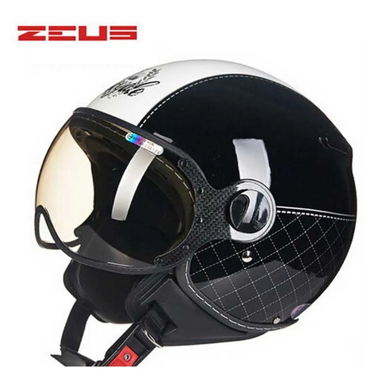 Lovers DOT ZEUS 210c 3/4 Открытый мотоциклетный шлем с подкладкой откидывается и моется