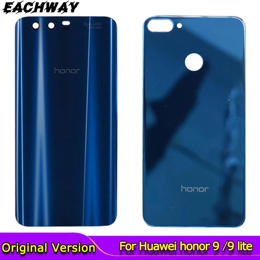 Крышка батарейного отсека для Huawei Honor 9 задняя крышка Lite Замена чехол с