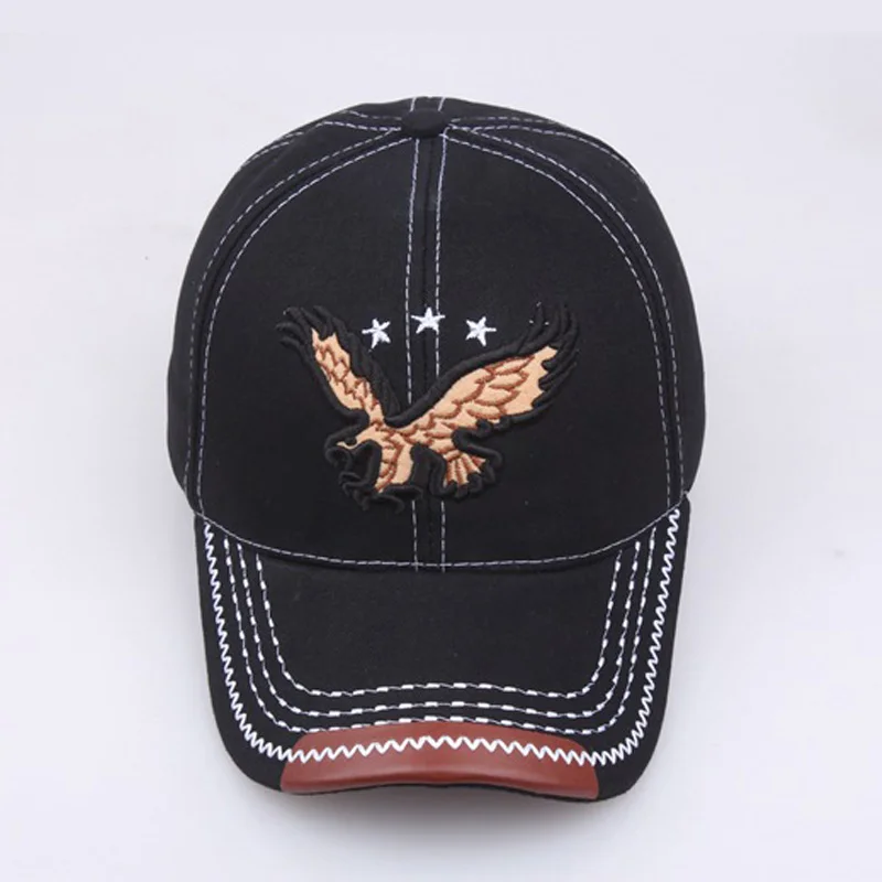 Бейсболка с 3d вышивкой орла кепка для тракера папы бейсболка в стиле хип-хоп