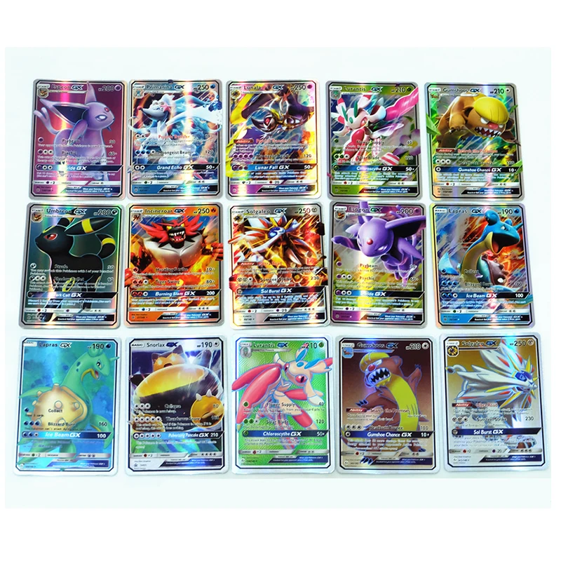 

200PCS Pokemon Trainer GX Shining Cards Box TAKARA TOMY Playing Game English Card Battle Trading Kaarten Carte Kids Toy Gift
