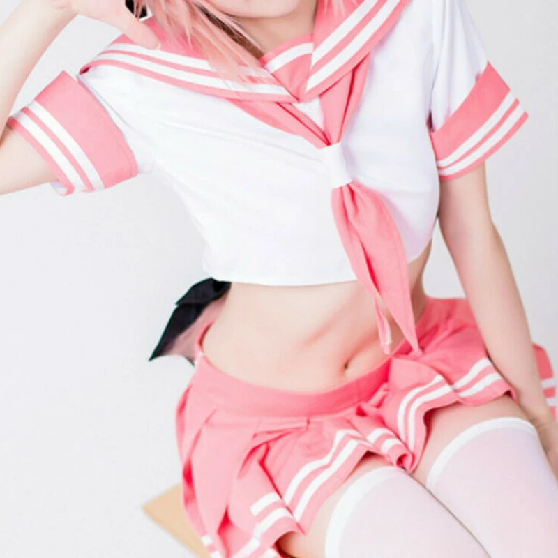 Fate Apocrypha Astolfo костюм для косплея JK школьная форма розовый моряка женский