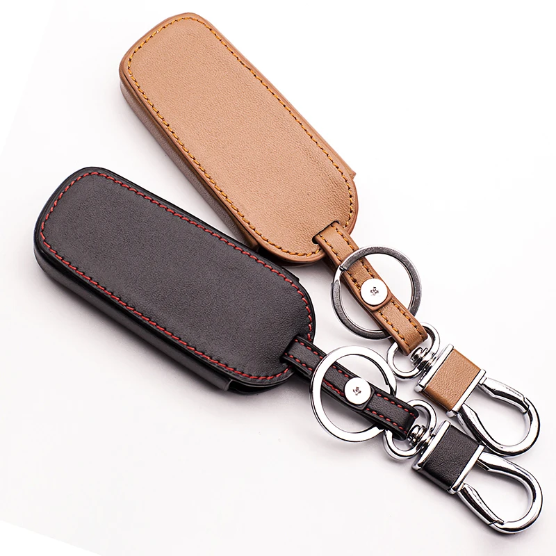 

High quality leather key case for Volkswagen Passat cc b6 B7 B7L CC R36 Maogotan B5 Passat intelligent dust collector Key Shell