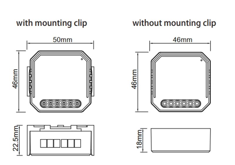 

Smart Wifi Eletrical Switch Remote APP Control Smart Home Automation Module Works With Tuya Smart Life Zigbee Curtain Switch 3A
