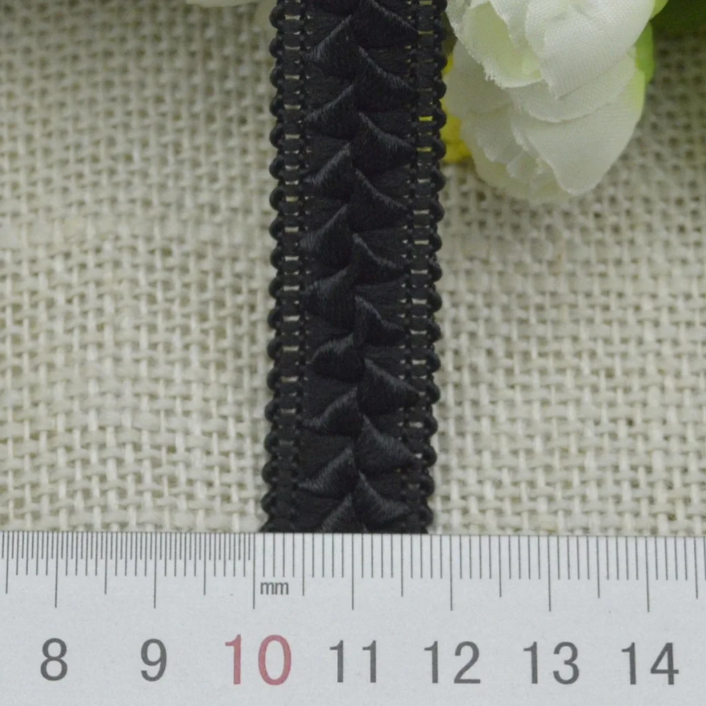 5 метров черный белый цвет сороконожка Плетеный шнуровкой Подушка с лентой