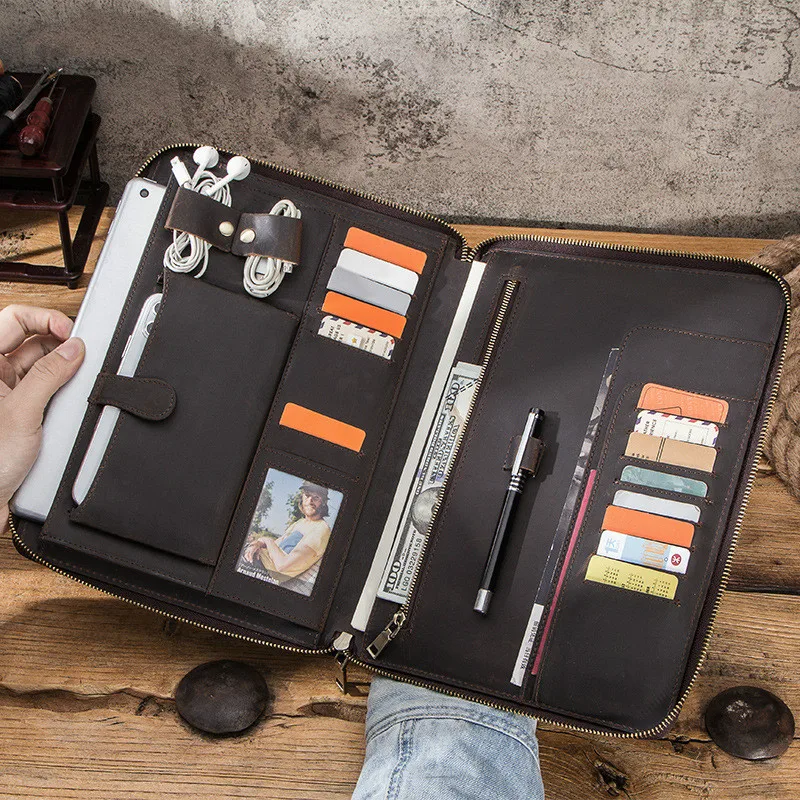 Роскошный чехол книжка из коровьей кожи в стиле ретро для ipad pro 10 5/11 дюймов