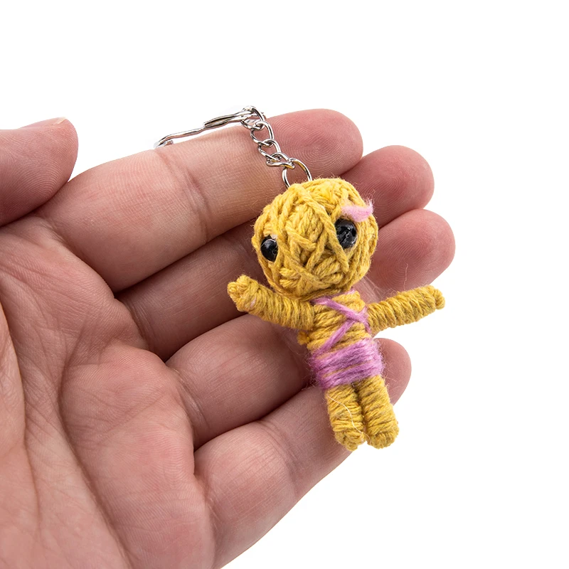 Брелок ручной работы для куклы вуду 4 шт./компл. аксессуары мини-кукол подарочные