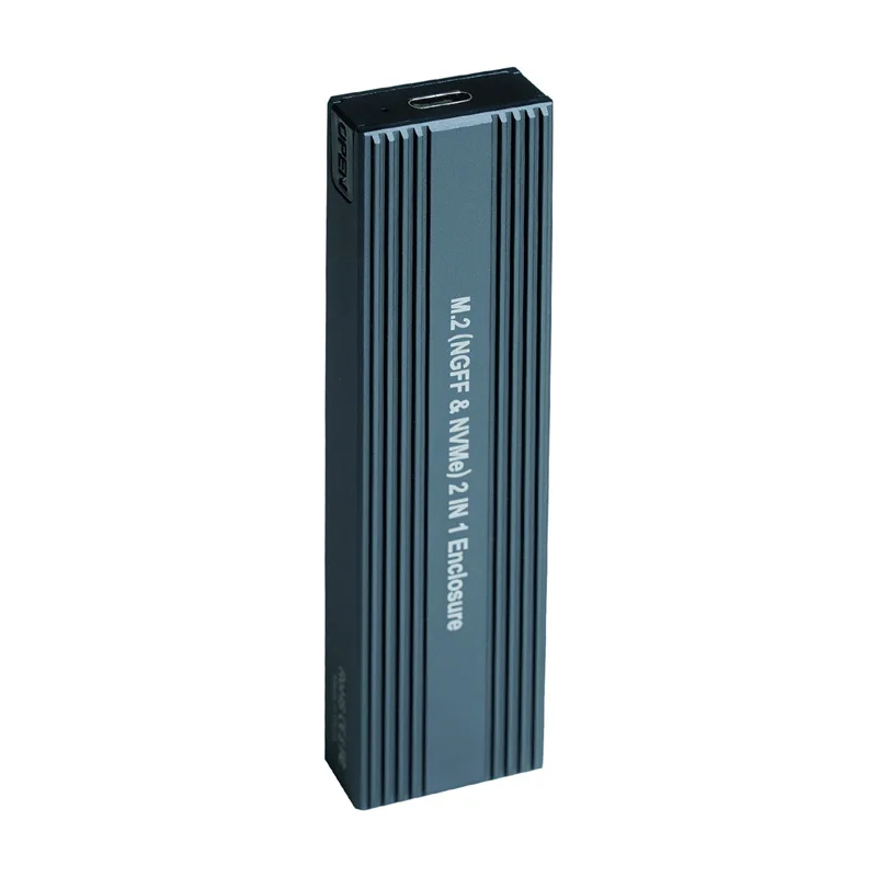 Чехол M.2 на USB 3 1 SSD двухпротокольный NVME PCIe NGFF SATA M2 адаптер для 2230 2242 2260 2280 NVMe/SATA RTL9210B