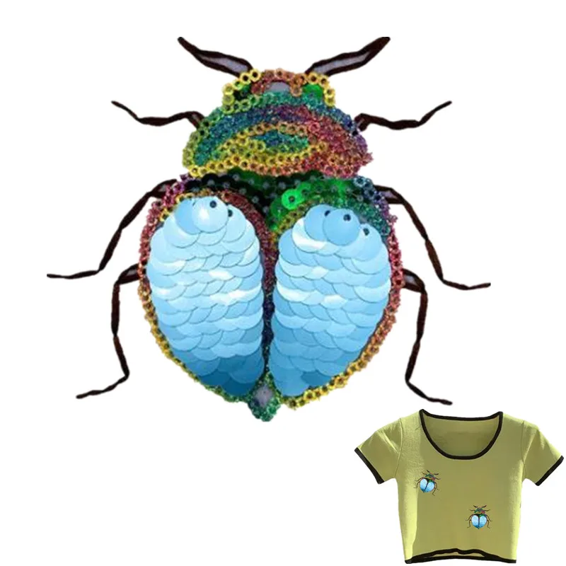 Блестки патч животное божья коровка Сделай Сам дело с ним Женская одежда