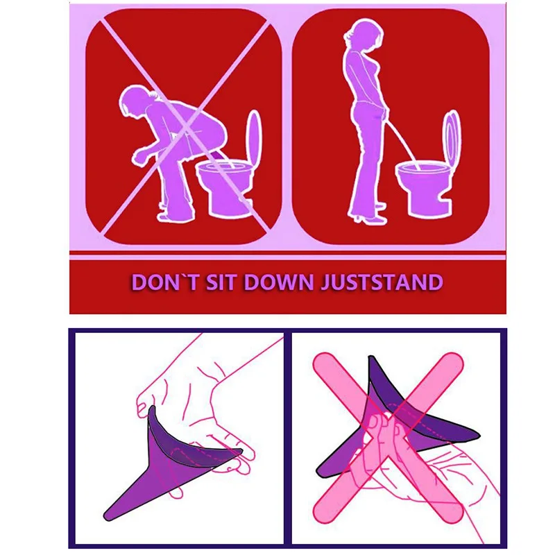 2-Pack наружная портативная аварийная Женская туалетная полевая станция