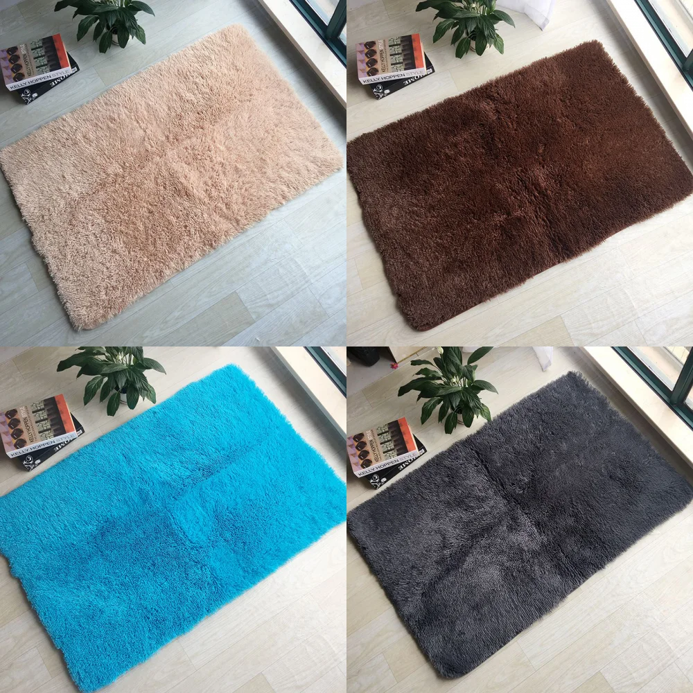 

Домашний плюшевый прикроватный татами, ковер для спальни, водопоглощающий нескользящий коврик для ванной, утолщенный напольный коврик из ш...