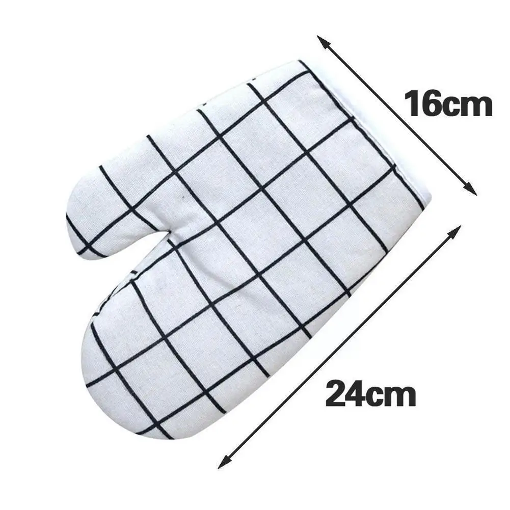 

1Pcs Oven Mitts Cotton Fashion Nordic Kitchen Cooking Kitchen Baking Tools Anti-scalding Gloves P3X3