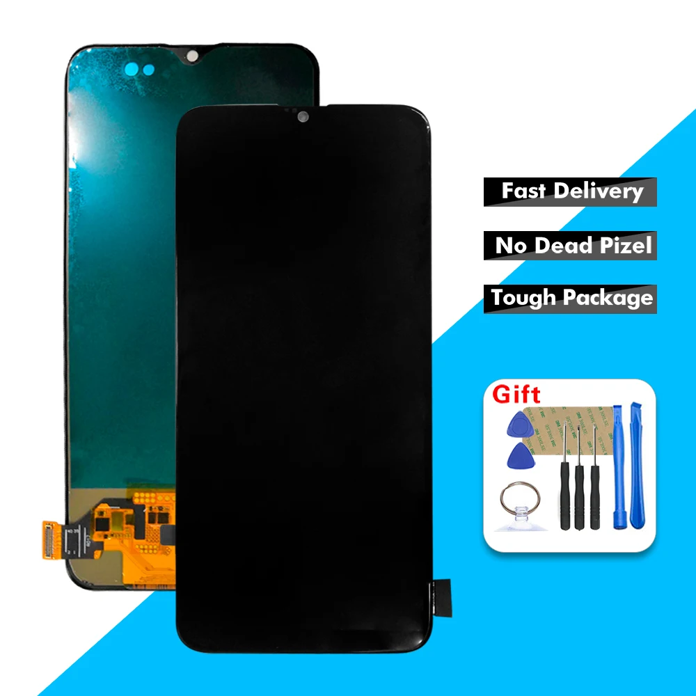 6,4" lcd для Oneplus 6T lcd дисплей кодирующий преобразователь сенсорного экрана в сборе для 1+ 6T lcd дисплей+ Бесплатные инструменты