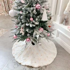 Коврик под елку, подложка под елку, рождественские украшения для дома, снежинки