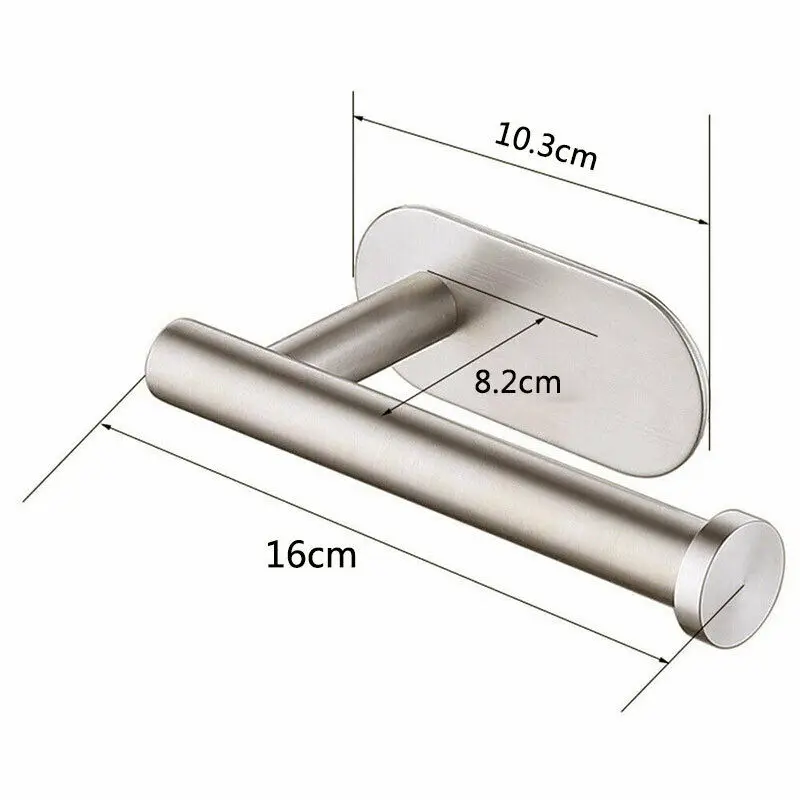 Self Adhesive Toilet Paper Stand Stainless Steel Holder for Bathroom Stick on Wall Free Punch Storage Rack | Обустройство дома