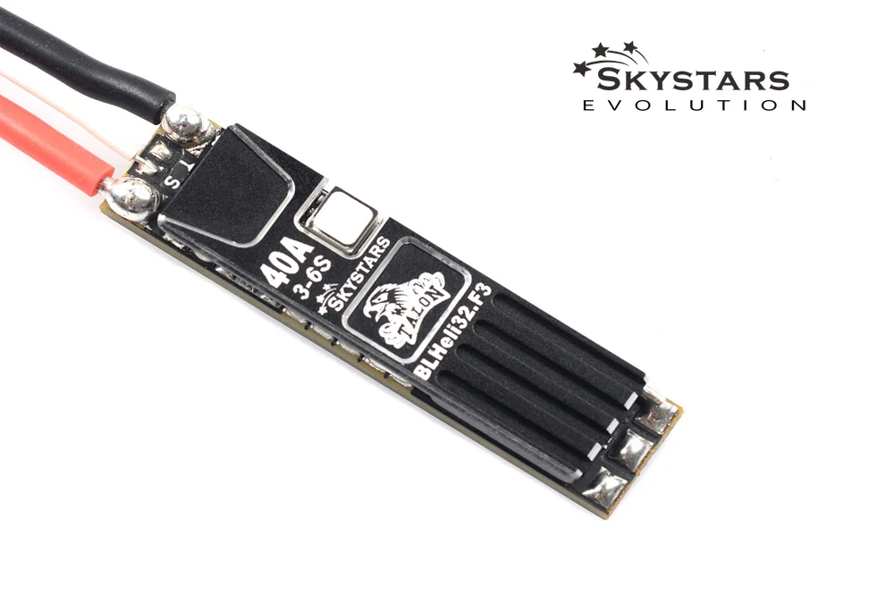 4PCS Skystars Slim40A 40A Blheli_32 F3 MCU 3-6S Бесщеточный регулятор скорости для QAV 170-330 RC для моделей гоночных FPV, аксессуары хорошего качества.