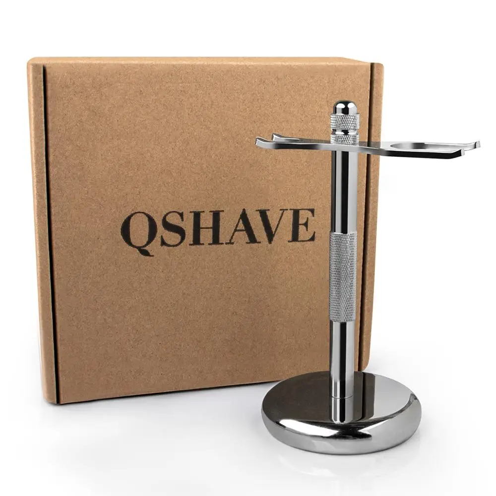 Фото Подставка для бритвы QSHAVE, для мужчин, из нержавеющей стали, 15 см №2