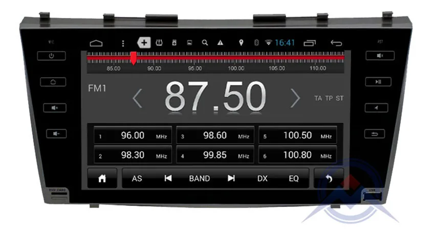 Противоскользящий экран 9 дюймов OctaCore Android Автомагнитола для Toyota camry 40 50 2007 2008 2009 2011 Автомобильный мультимедийный DVD gps навигация