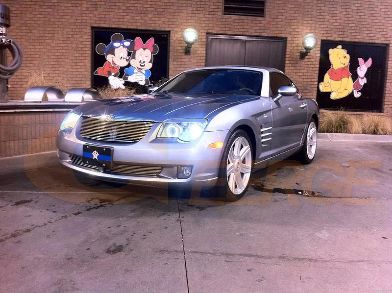 Для Chrysler Crossfire 2004 2005 2006 2007 2008 ультра яркий SMD СВЕТОДИОДНЫЙ ангельские глазки набор